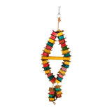 Maxbell Bird Chewing Toy Colorful Bird Cage Parrot Bite Toys Pet Supplies 2-String