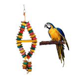 Maxbell Bird Chewing Toy Colorful Bird Cage Parrot Bite Toys Pet Supplies 2-String