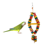 Maxbell Bird Chewing Toy Colorful Bird Cage Parrot Bite Toys Pet Supplies 2-String