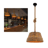 Maxbell Rural Woven Pendant Ceiling Light E27 Restaurant Hanging Lamp Fitting Decor
