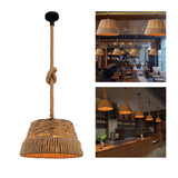 Maxbell Rural Woven Pendant Ceiling Light E27 Restaurant Hanging Lamp Fitting Decor