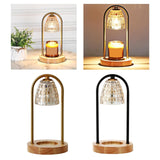 Maxbell Candle Warmer Wax Melt Fragrance Lamp Aroma Burner Night Light Black