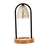 Maxbell Candle Warmer Wax Melt Fragrance Lamp Aroma Burner Night Light Black