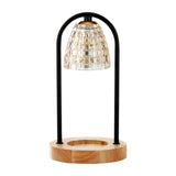 Maxbell Candle Warmer Wax Melt Fragrance Lamp Aroma Burner Night Light Black