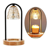 Maxbell Candle Warmer Wax Melt Fragrance Lamp Aroma Burner Night Light Black