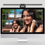 Maxbell Computer Monitor Lamp Eye Protect Laptop Screen Light Bar with 1080P Camera