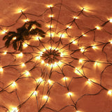 Spider Fairy Light Halloween Tree Porch Hanging Lamp Bedroom Decor Battery