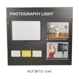 Maxbell Dimmable LED Video Lighting Panel Light for DSLR Camera Camcorder EU Plug