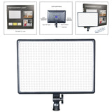 Maxbell Dimmable LED Video Lighting Panel Light for DSLR Camera Camcorder EU Plug