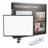 Maxbell Dimmable LED Video Lighting Panel Light for DSLR Camera Camcorder EU Plug