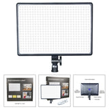 Maxbell Dimmable LED Video Lighting Panel Light for DSLR Camera Camcorder EU Plug