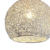 Maxbell Semi Flush Mount Ceiling Light Fixture Nordic for Bedroom Hallway Porch Hall Silver