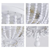 Maxbell Boho Chandelier Ceiling Light Decorative Lamp 32x26cm 3 Head Base