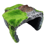Maxbell Reptile Hide Cave Habitat Snake Turtle Terrarium Landscape Decoration B