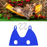 Maxbell Pet Grooming Hammock Fixing Claw Professional Breathable for Dog Cat S Blue