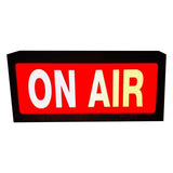 Maxbell Recording Sign Light Box LED Illuminated for Home Wall Decor Pub White red