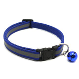 Maxbell 1Pcs Dog Cat Luminous Collar Necklace Night Dog Cat Safety Glow Pet Supplies Royalblue
