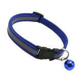 Maxbell 1Pcs Dog Cat Luminous Collar Necklace Night Dog Cat Safety Glow Pet Supplies Royalblue