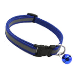 Maxbell 1Pcs Dog Cat Luminous Collar Necklace Night Dog Cat Safety Glow Pet Supplies Royalblue