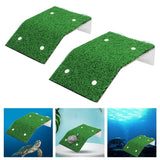 Maxbell Turtle Basking Platform Ramp Turtle Bottom Terrapin Decoration 11.5x12x4cm