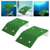 Maxbell Turtle Basking Platform Ramp Turtle Bottom Terrapin Decoration 11.5x12x4cm