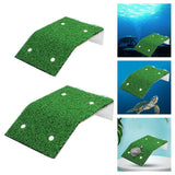 Maxbell Turtle Basking Platform Ramp Turtle Bottom Terrapin Decoration 11.5x12x4cm