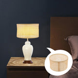 Maxbell Light Shade Cover Table Lamp Shade Modern Style Home Decor Checkered 22x14cm