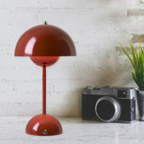 Maxbell Creative Bedside Lamp Fashion Table Light for Living Room Study Room Home Bright Red