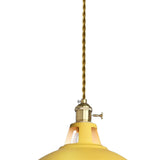 Maxbell Decorative Small Chandelier Ceiling Lamp for Dinning Room Balcony Kitchen Yellow