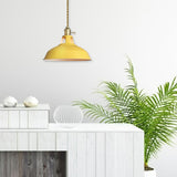 Maxbell Decorative Small Chandelier Ceiling Lamp for Dinning Room Balcony Kitchen Yellow