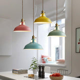 Maxbell Decorative Small Chandelier Ceiling Lamp for Dinning Room Balcony Kitchen Yellow