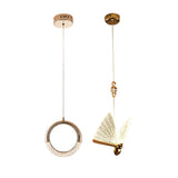 Maxbell Creative Chandelier Lamp Ceiling Light for Cafe Living Room Decor Butterfly