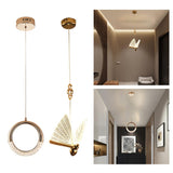 Maxbell Creative Chandelier Lamp Ceiling Light for Cafe Living Room Decor Butterfly