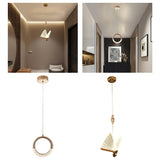 Maxbell Creative Chandelier Lamp Ceiling Light for Cafe Living Room Decor Butterfly