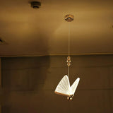 Maxbell Creative Chandelier Lamp Ceiling Light for Cafe Living Room Decor Butterfly