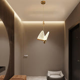 Maxbell Creative Chandelier Lamp Ceiling Light for Cafe Living Room Decor Butterfly