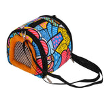 Maxbell Pet Hamster Carrier Travel Bag Small Animals Guinea Pig Rabbit Rat Outdoor Cartoon