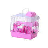 Maxbell 2 Tiers Hamster Cage Habitat Large House Mice Rats Small Animals Light Pink