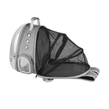 Maxbell Expandable Cat Carrier Clear Bubble Backpack for Sightseeing Outdoor Gray