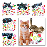 Maxbell Fun Catnip Toy Set For Cat Kitten Toys Assortments With Play Tunnel B99501