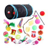 Maxbell Fun Catnip Toy Set For Cat Kitten Toys Assortments With Play Tunnel B99501