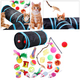 Maxbell Fun Catnip Toy Set For Cat Kitten Toys Assortments With Play Tunnel B99501