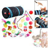 Maxbell Fun Catnip Toy Set For Cat Kitten Toys Assortments With Play Tunnel B99501