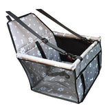 Maxbell Car Dog Cat Seat Cover Safe Protector Waterproof Hammock Cushion Bag Seat Gray Bone Print