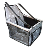 Maxbell Car Dog Cat Seat Cover Safe Protector Waterproof Hammock Cushion Bag Seat Gray Bone Print