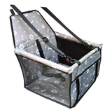 Maxbell Car Dog Cat Seat Cover Safe Protector Waterproof Hammock Cushion Bag Seat Gray Bone Print