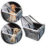 Maxbell Car Dog Cat Seat Cover Safe Protector Waterproof Hammock Cushion Bag Seat Gray Bone Print