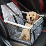 Maxbell Car Dog Cat Seat Cover Safe Protector Waterproof Hammock Cushion Bag Seat Gray Bone Print