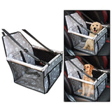 Maxbell Car Dog Cat Seat Cover Safe Protector Waterproof Hammock Cushion Bag Seat Gray Bone Print