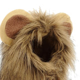 Maxbell Funny Cute Costume Lion Mane Wig for Fancy Dress up Dogs Christmas Party S
